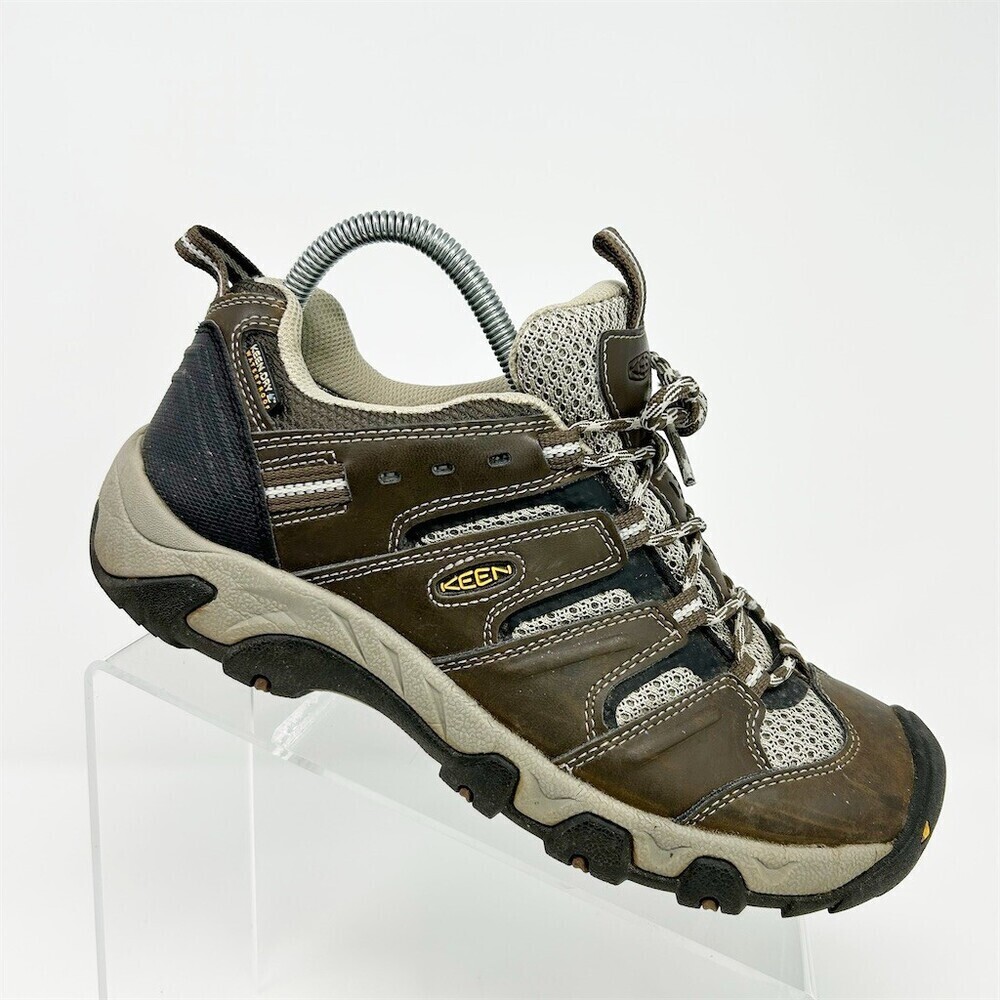 KEEN Koven WP Women's Waterproof Hiking Trail Shoes Brown Low Top Lace Up Size 8